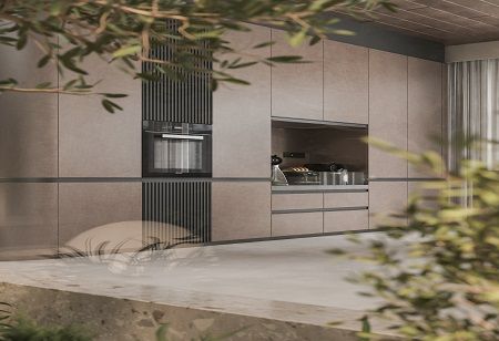Kuche7 Molds Luxury with Affogato: A Sculptural Symphony of Warmth & Innovation